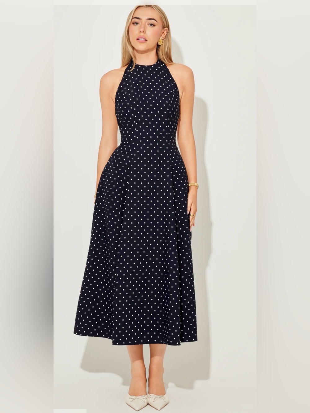 Odd Muse Low Back Midi Dress